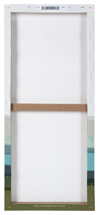 Blue Lake Canvas Art Set by The Creative Bunch Studio, Assorted 3 Piece 12x28