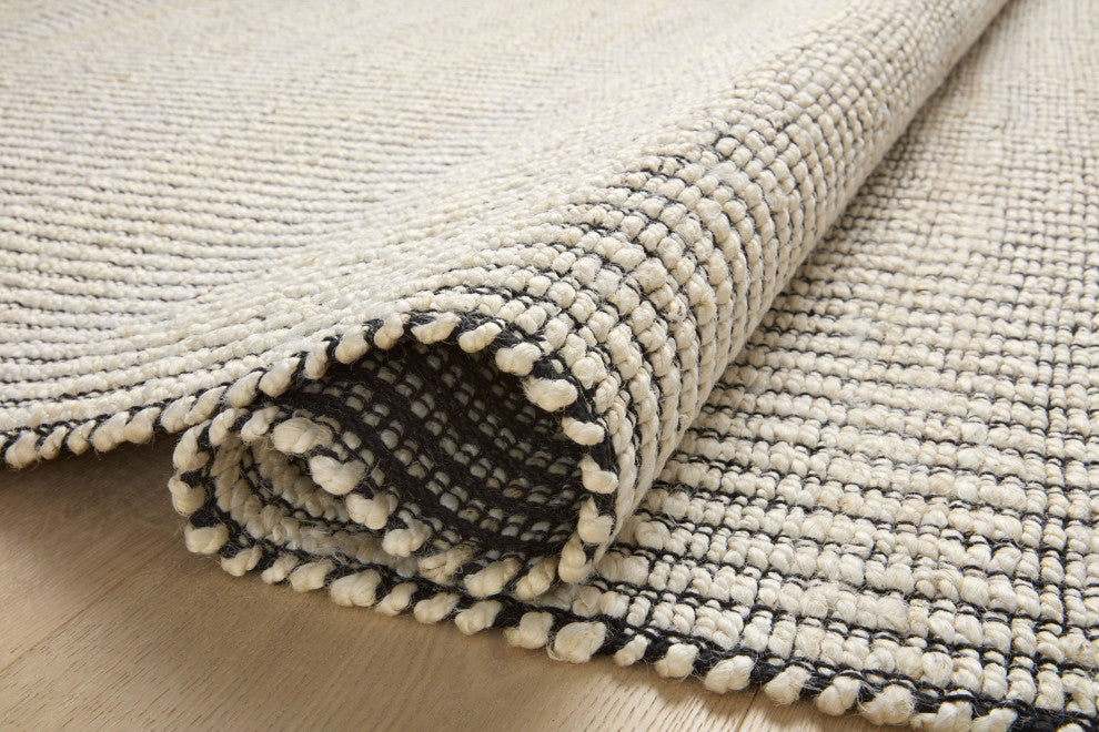 Angela Rose x Loloi Colton Ivory / Black 5''-0" x 7''-0" Area Rug