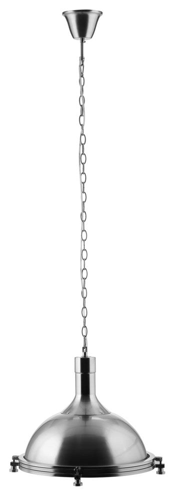 Modern Urban Contemporary Ceiling Fixture, Silver Steel