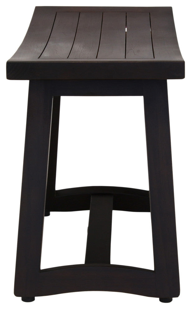 Patented 24" Asia Buru Mocha-Shield Teak Shower Bench