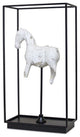 Framed Horse Salvage 13.5"Lx25"H Iron/Resin