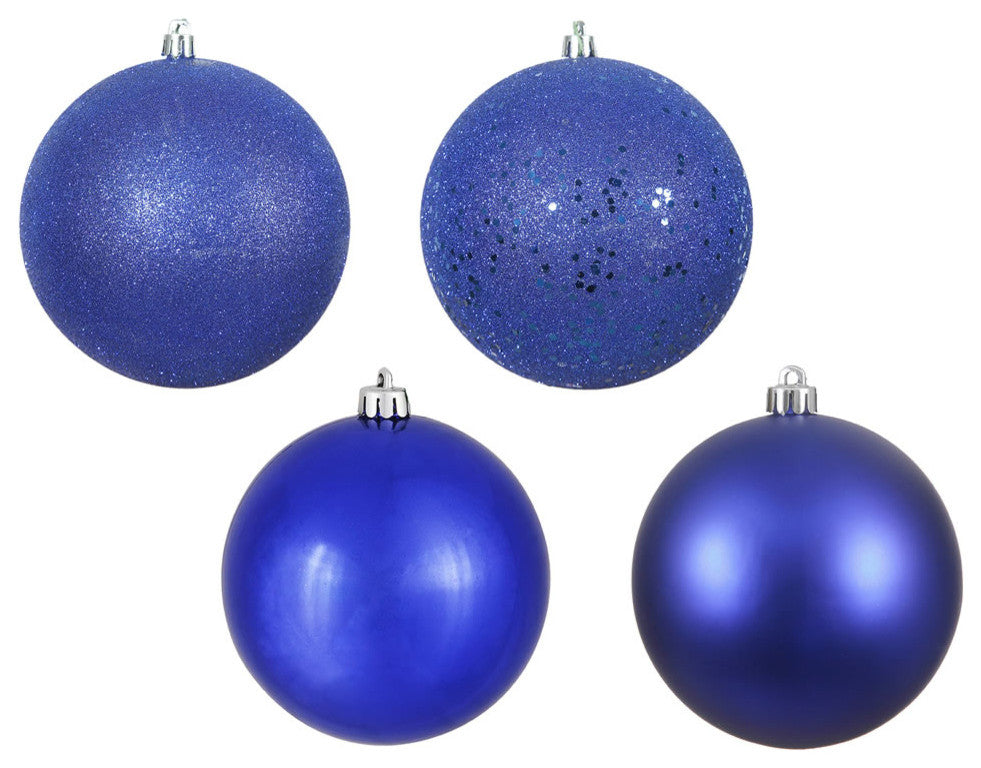 6" Cobalt Blue 4 Fin Ball Drill 4/Bg