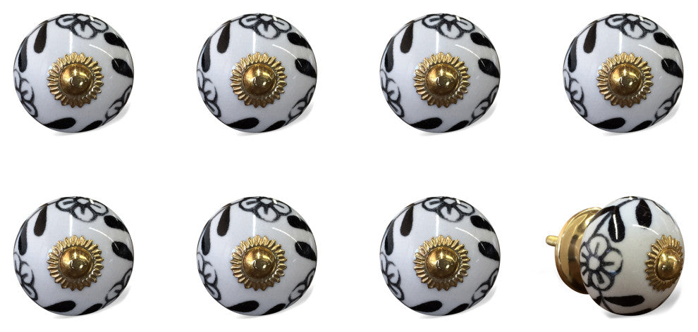 Knob-It Home Decor Classic Cabinet and Drawer Knobs, 8-Piece