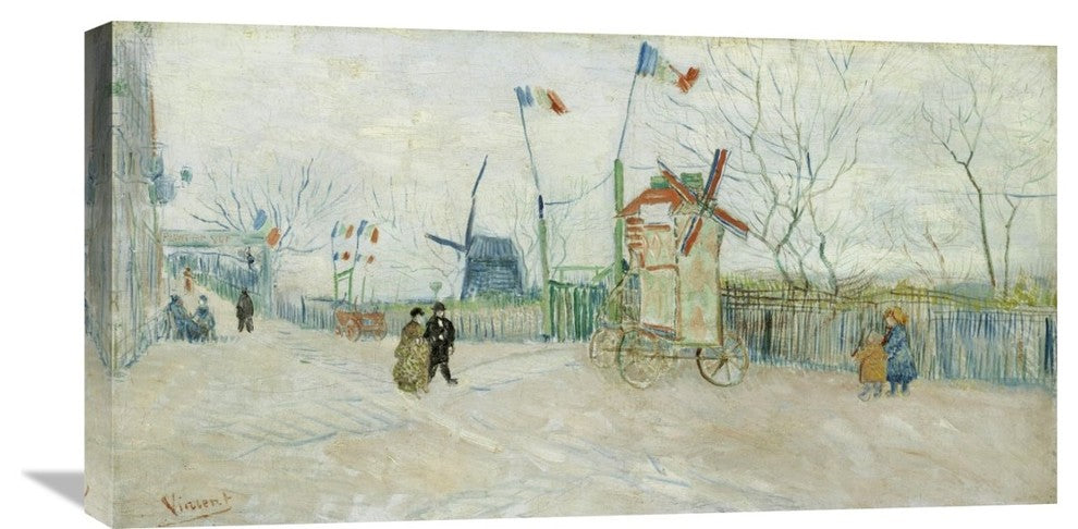 "Le Moulin A Poivre" Artwork, 30"x15"
