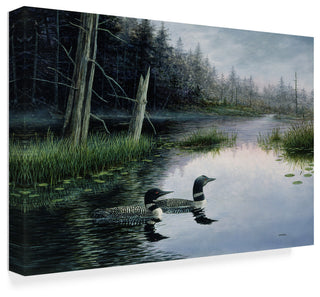 "Misty Morn" by John Morrow, Canvas Art, 12"x19"