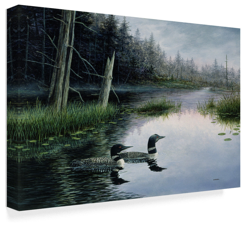 "Misty Morn" by John Morrow, Canvas Art, 12"x19"