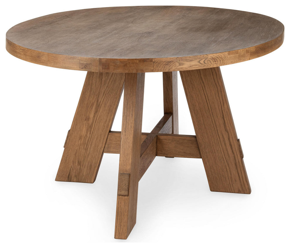 Crescent 80" Oval Reclaimed Oak Dining Table by Kosas Home