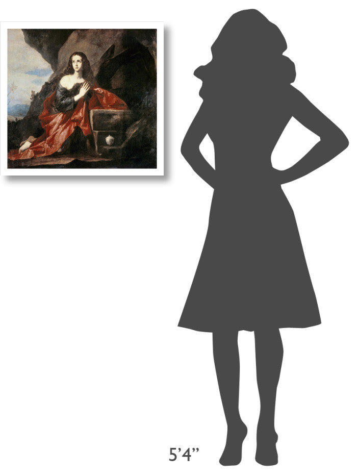 "Mary Magdalene" Digital Paper Print by Jusepe de Ribera, 24"x23"