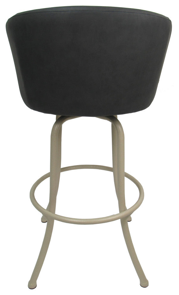 Swivel Counter Metal Pub Set - Joey Stools 26" or 30", Moonstone - Beige, 26", Crackle