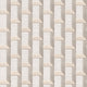 Geometric Textured Wallpaper, Stacked Highs, Champagne Cream Silver Gray, 1 Roll