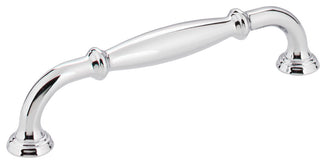 Jeffrey Alexander 658-128 Tiffany 5-1/16" (128 mm) Center to - Polished Chrome