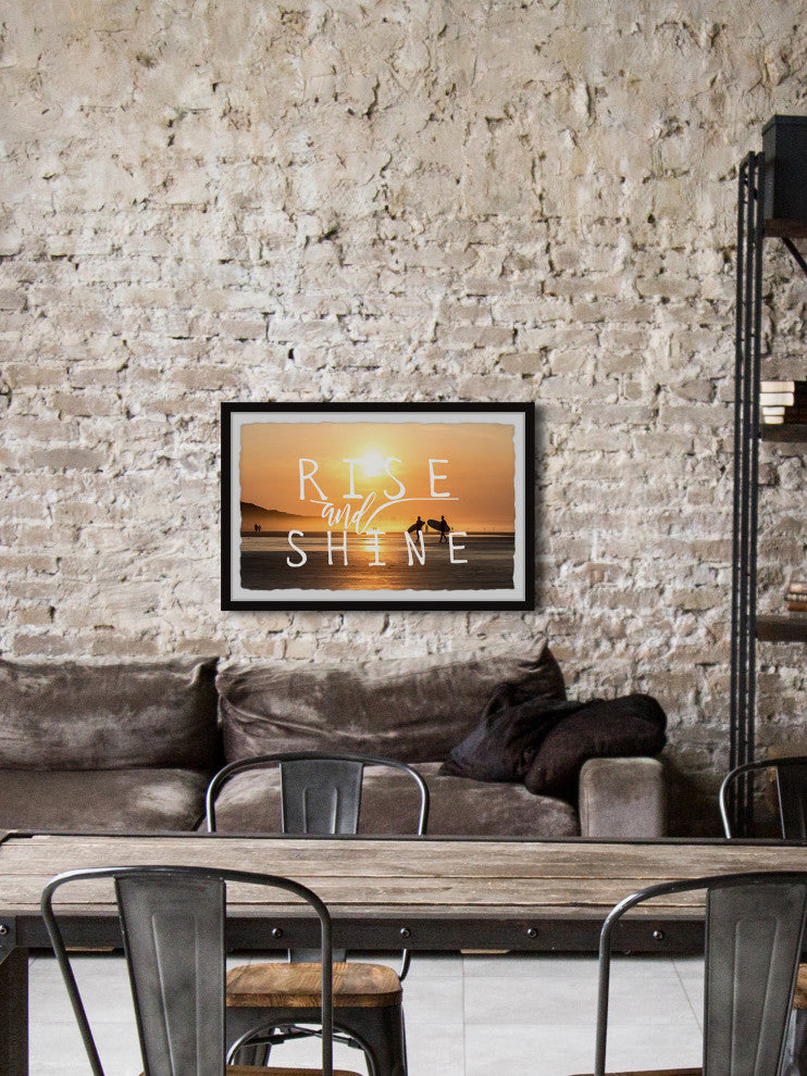 "Rise and Shine XI" Framed Painting Print