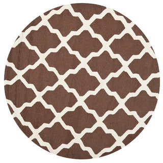 Safavieh Cambridge Cam121H Dark Brown, Ivory Area Rug
