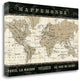 "Mappemonde" By Pela Studio, Giclee Print on Gallery Wrap Canvas, Ready to Hang