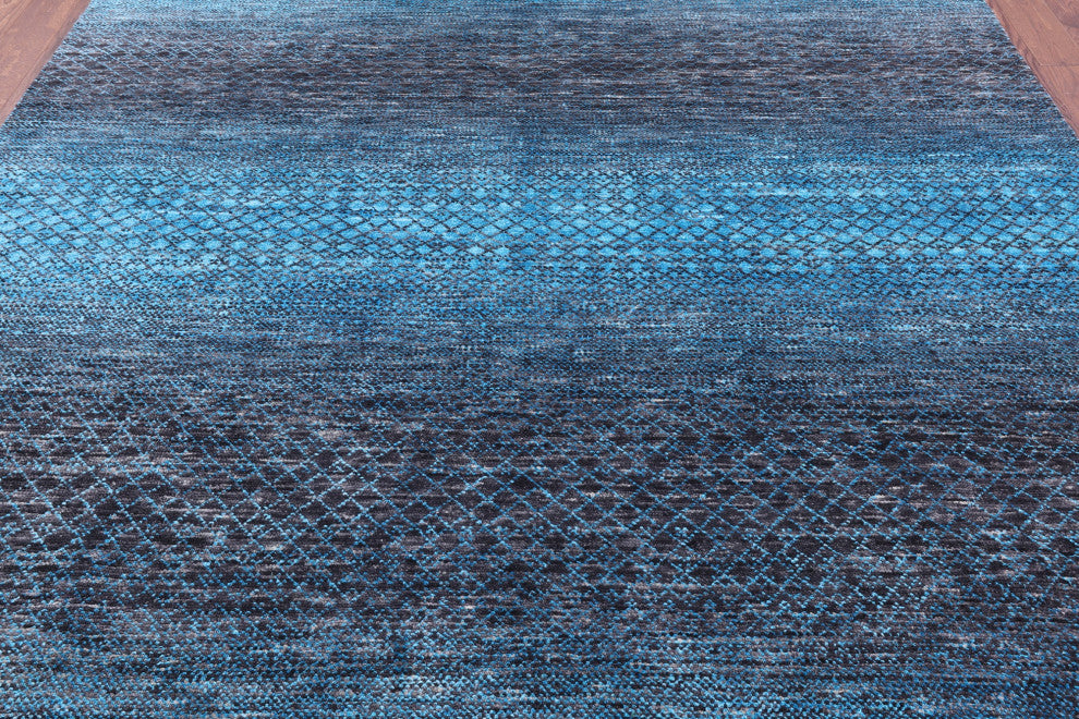 Savannah Grass Handmade Wool & Silk Rug 8' 2" X 10' 0" - Q15448
