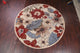 Transitional Hand Tufted Floral Oriental Oushak Area Rug, Multi, Round 10'