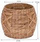 X-Weave Round Wicker Floor Basket