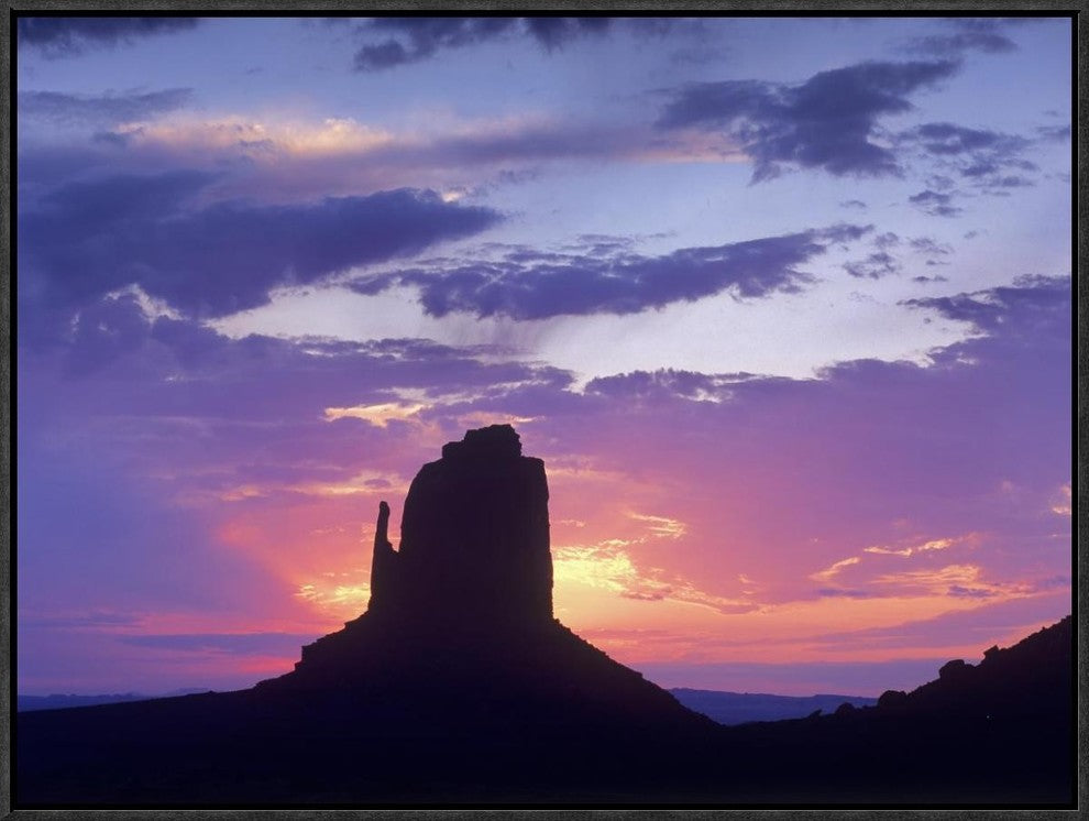 East and West Mittens, Buttes At Sunrise, Monument Valley, Arizona, 24"x18"