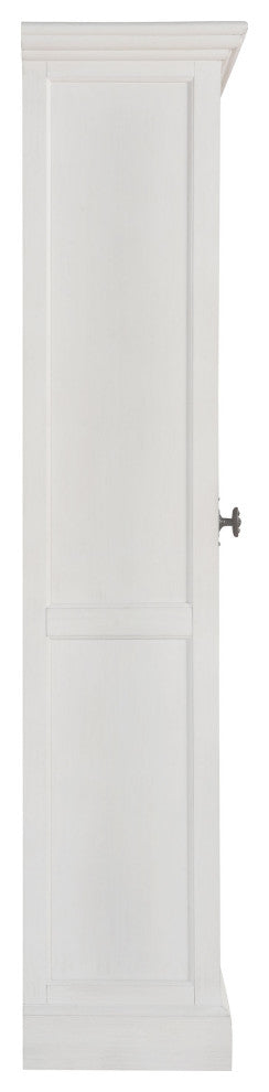 Tammi 2-door Tall Cabinet Antique White and Brown