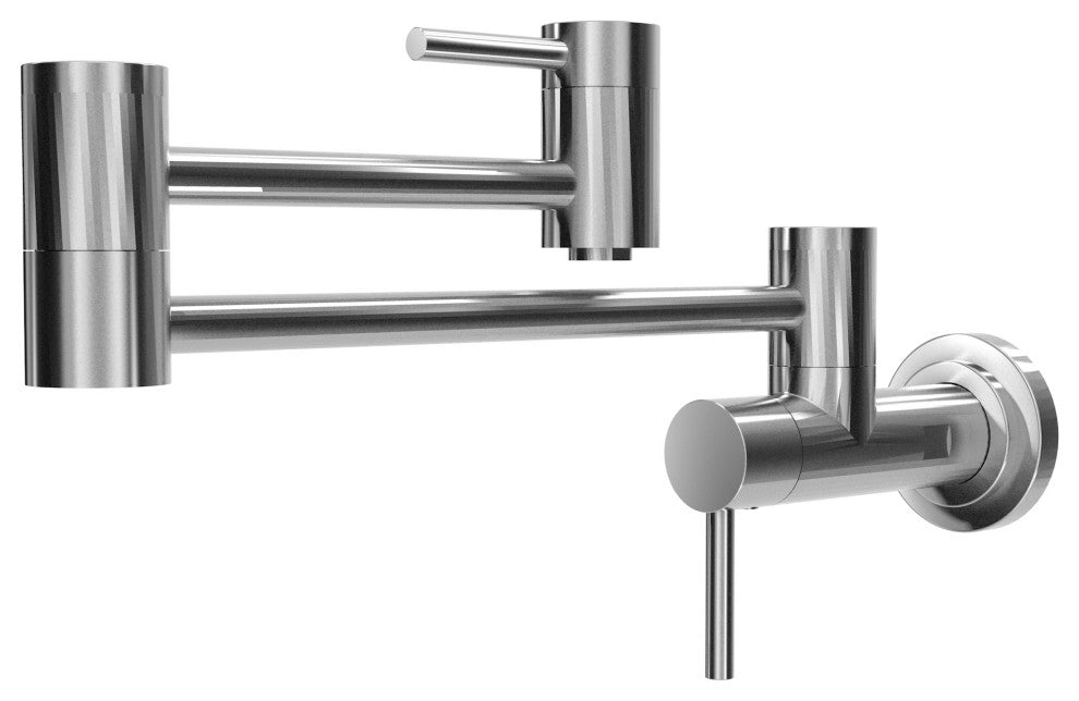 Motegi Wall Mount Pot Filler, Polished Chrome