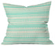 Deny Designs Allyson Johnson Mint Tribal Outdoor Throw Pillow