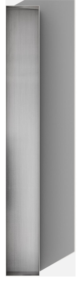 Geo Tall Planter Box, Stainless Steel