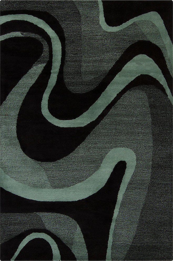 Allie Geometric Contemporary Area Rug, 8'x10'