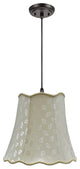 74003, 2-Light Hanging Pendant Ceiling Light, Butter Creme