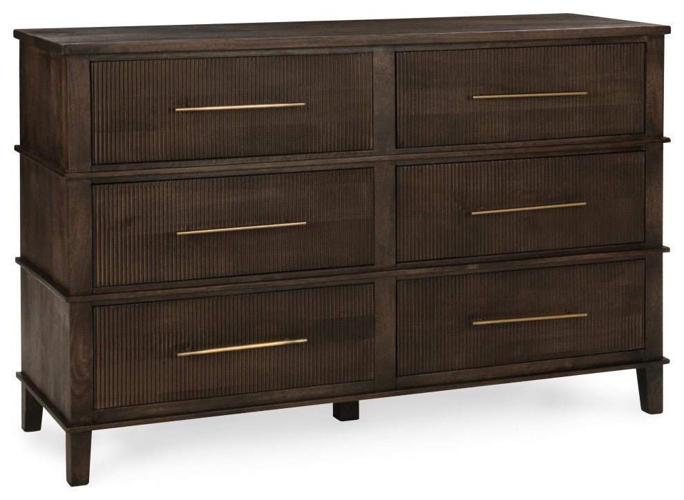 Westlake 6-Drawer Mango Wood Dresser