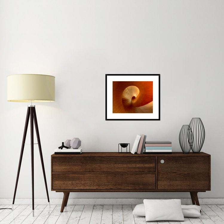 "The Curve" Framed Digital Print by Roland Shainidze, 30x25"