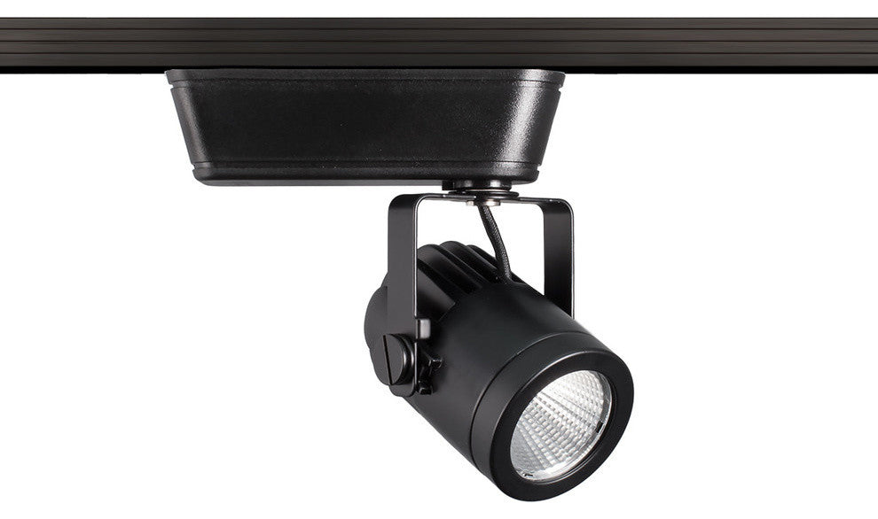 WAC Lighting Precision LED Track Head, Black, 3000k (90 Cri) Flood Beam