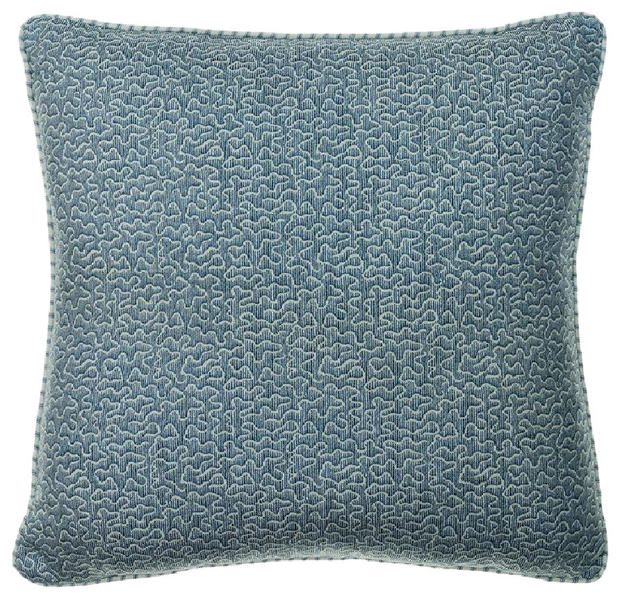 Patterned Modern Throw Pillow | Andrew Martin Pollen, Dark Blue