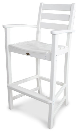 Monterey Bay Bar Arm Chair, Classic White