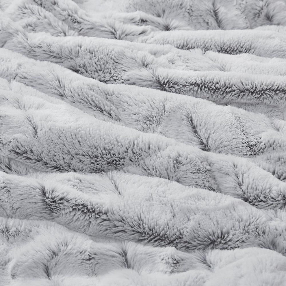 100% Polyester Printed Long Fur Comforter Set, Mp10-7238