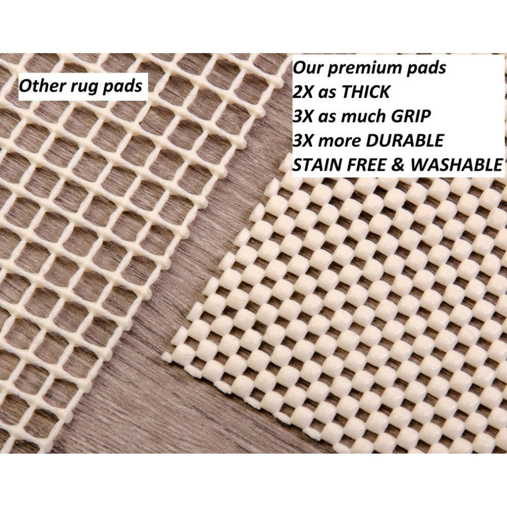 Rug Branch Premium Non-Slip Rug Pad Indoor/Outdoor (0.25") - 5'x7'