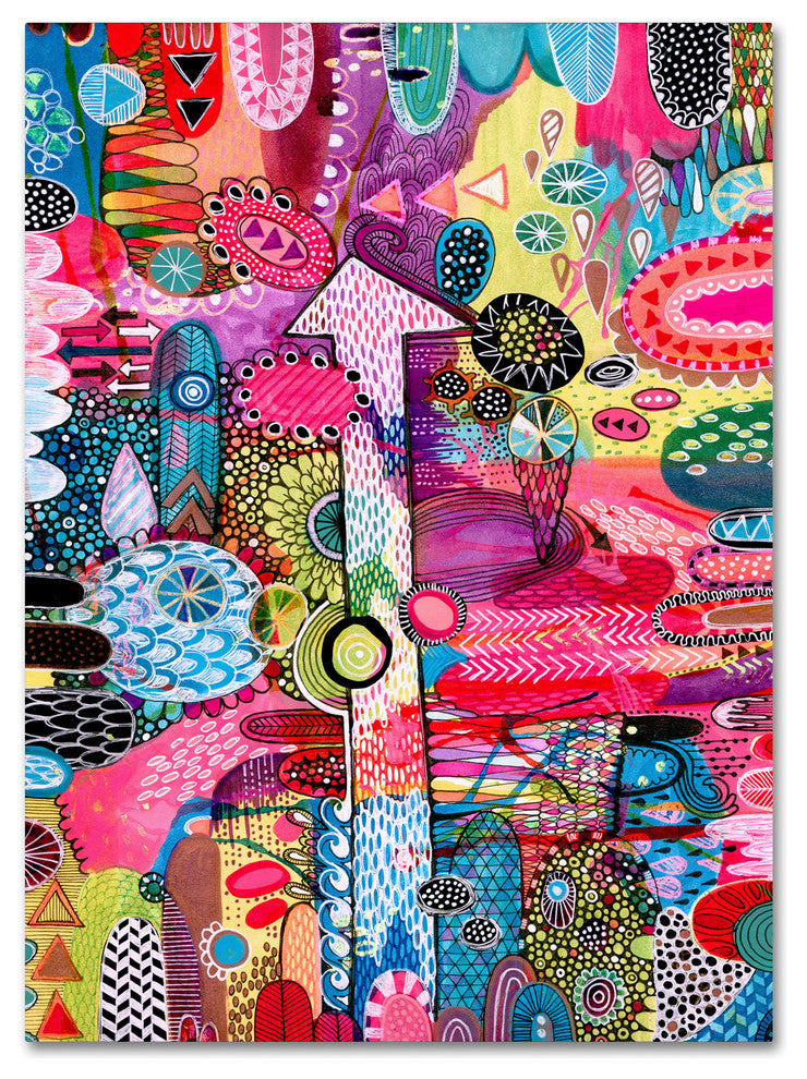 Hello Angel ''Up'' Canvas Art, 47x35