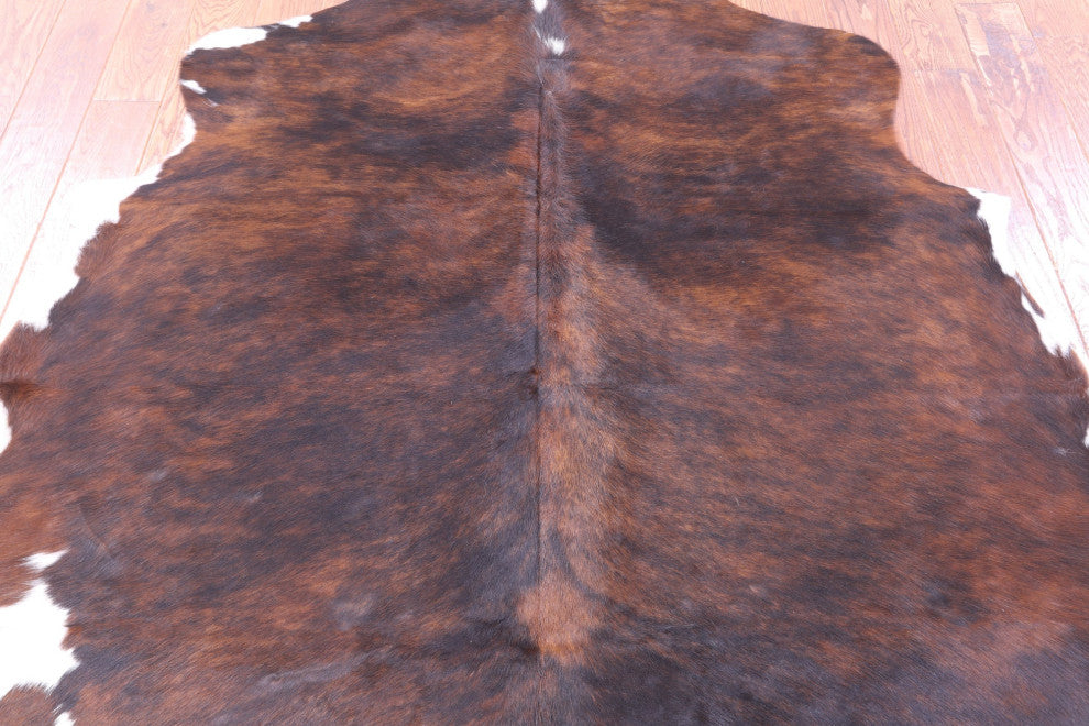 6' 3" X 5' 9" Natural Cowhide Rug C1571