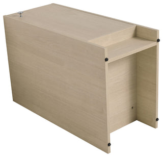 15 Inch Plywood Freestanding Bathroom Vanity Set with Ceramic Sink and Shelf