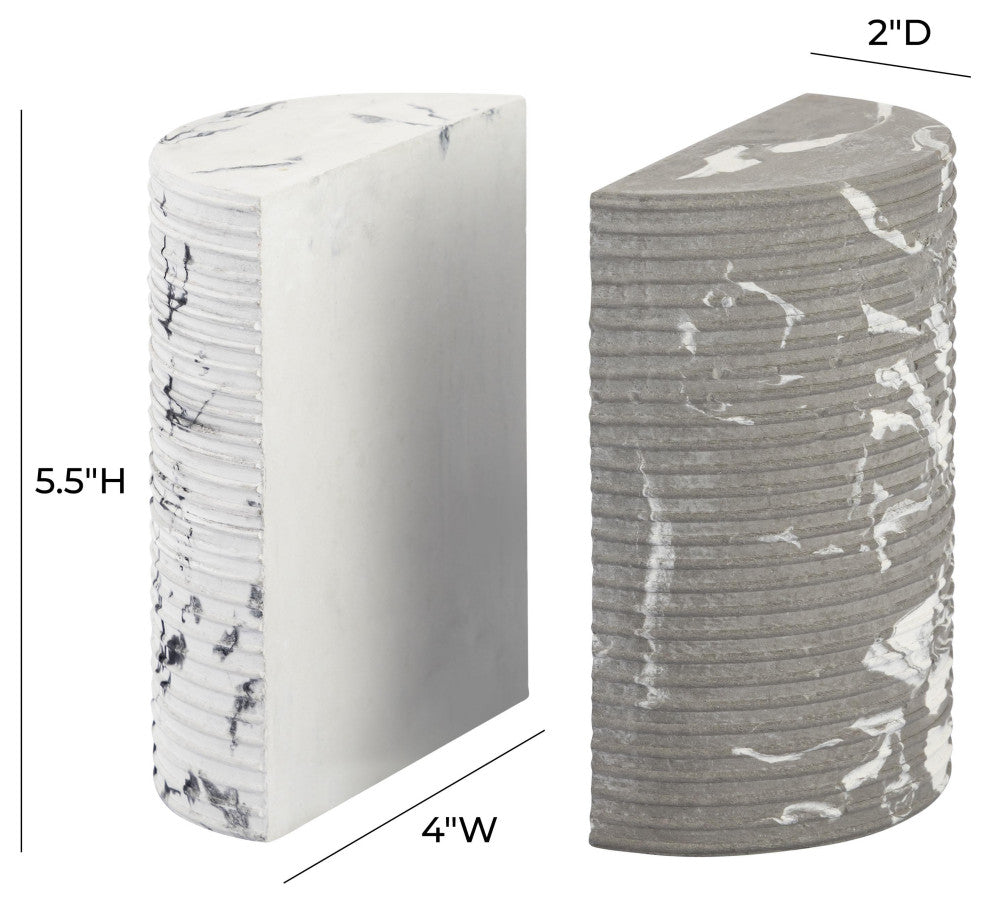 Terra Concrete Bookends
