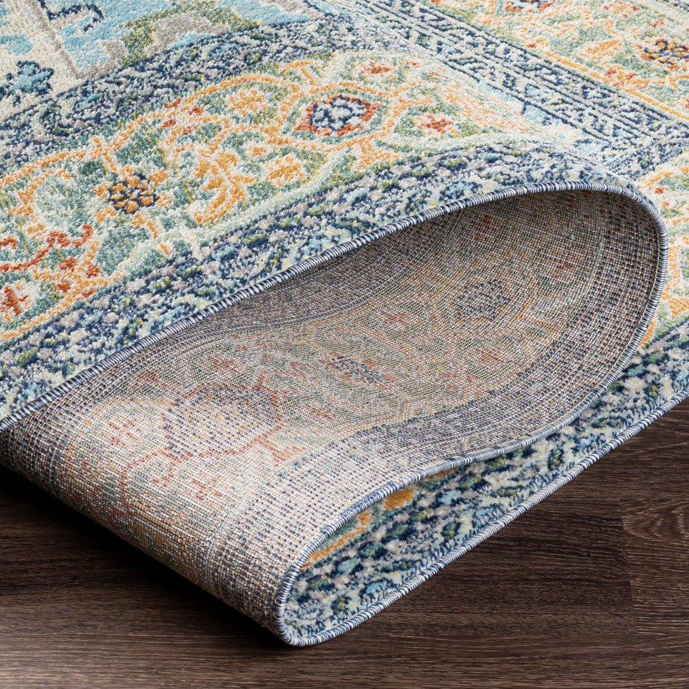 Bodrum BDM-2335 Traditional Green 8'10"x12' Area Rug
