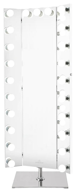 Trifecta Full Length Vanity Mirror, White