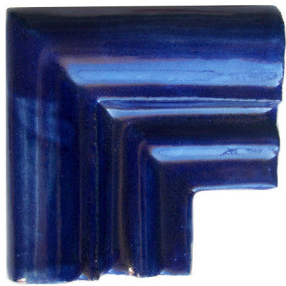 5 pcs Cobalt Blue Chair Rail Corner Molding