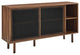 Modway Kurtis 59" Modern Style MDF and Particleboard Sideboard in Walnut