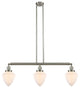 Innovations 213-SN-G661-7-LED 3 Light Island Light, Brushed Satin Nickel