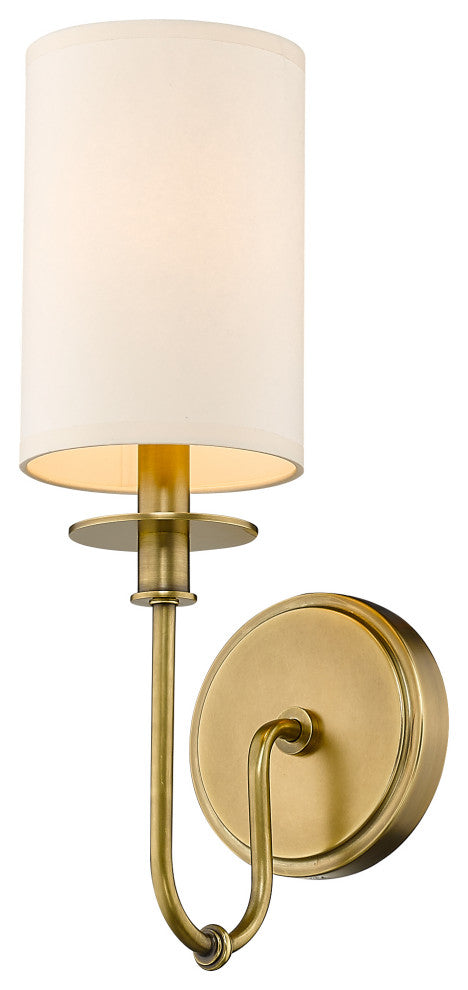 Zlite 809-1S-RB 1-Light Wall Sconce, Beige