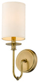 Zlite 809-1S-RB 1-Light Wall Sconce, Beige