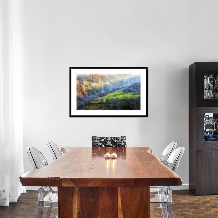"November Colors" Framed Digital Print by Adrian Popan, 44x28"