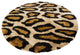 Amazon Contemporary Area Rug, 7'9" Round