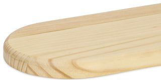 Kishen Ridge Oblong Natural Wood Glossy Tray
