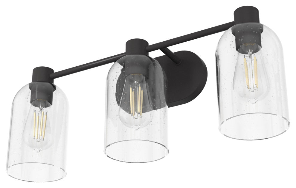 Hunter Lochemeade Noble Bronze 3 Light Vanity Wall Light Fixture